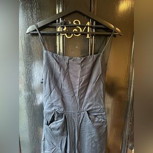 Reformation overalls, black, size 6